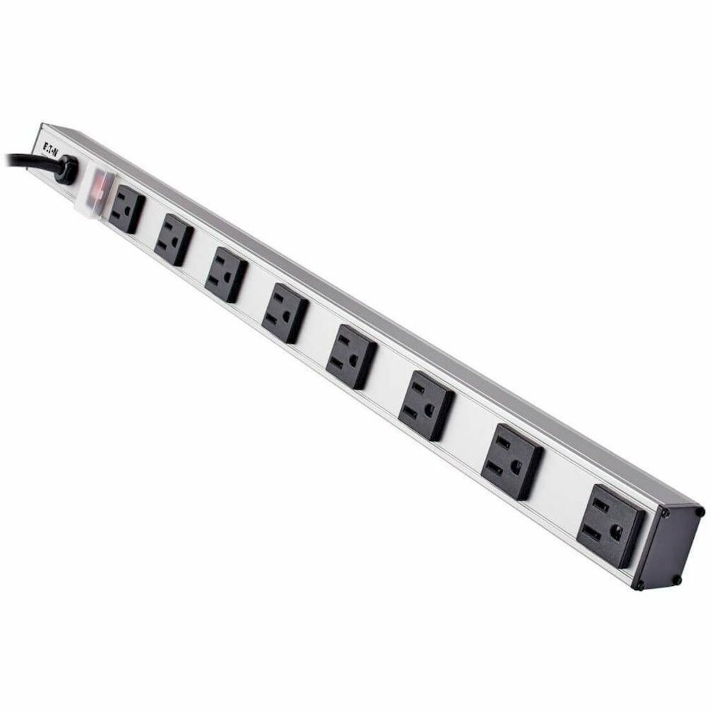 Tripp Lite series PS2408 - NEMA 5-15P - 8 x NEMA 5-15R - 15 ft Cord - 120 V AC Voltage - Rack-mountable. Picture 1