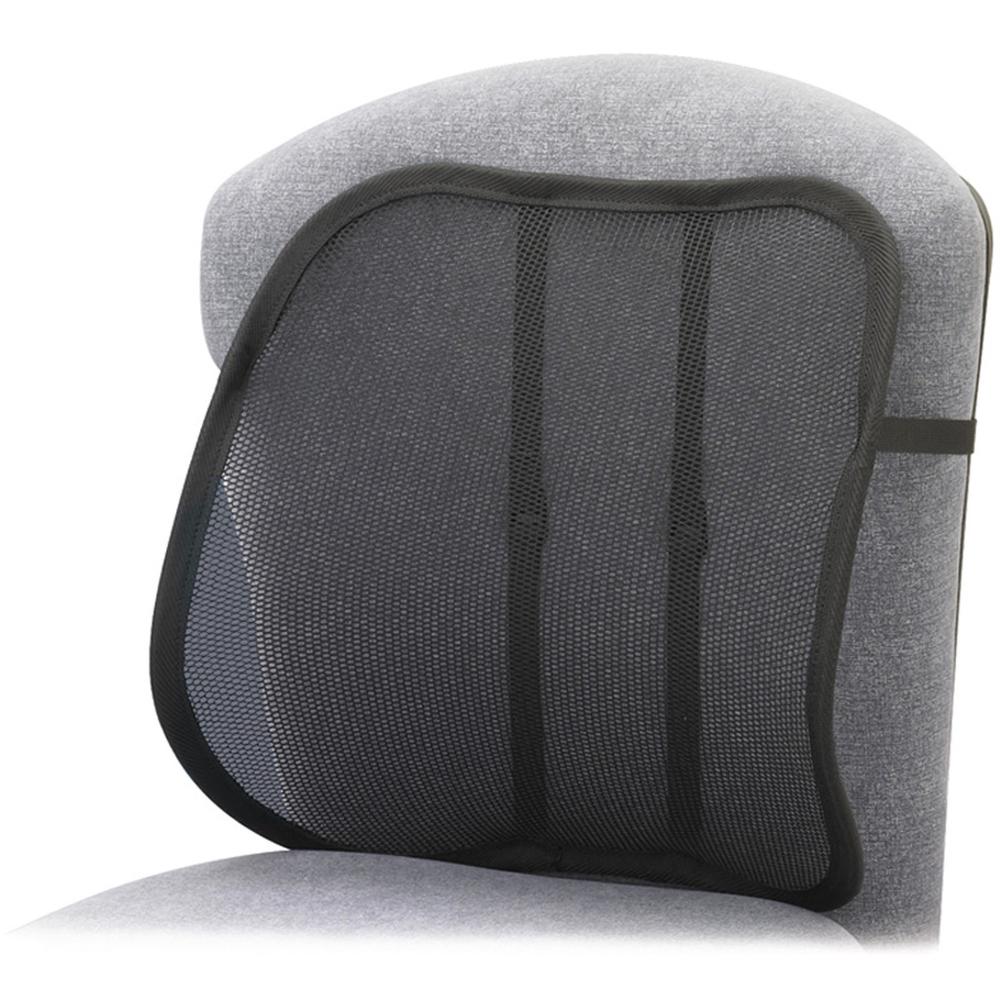 Safco Mesh Backrest - Black - 1 Each. Picture 1