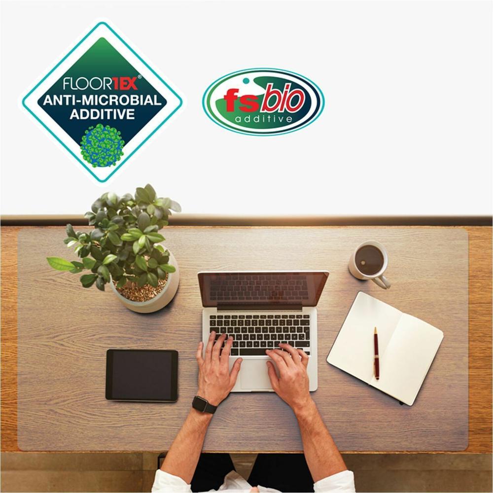 Hometex&reg; Anti-Microbial Vinyl Rectangular Place Mat - 19" x 24" - Contains our FS Bio active anti-microbial ingredient to protects the mat from microbial deterioration.. Picture 1