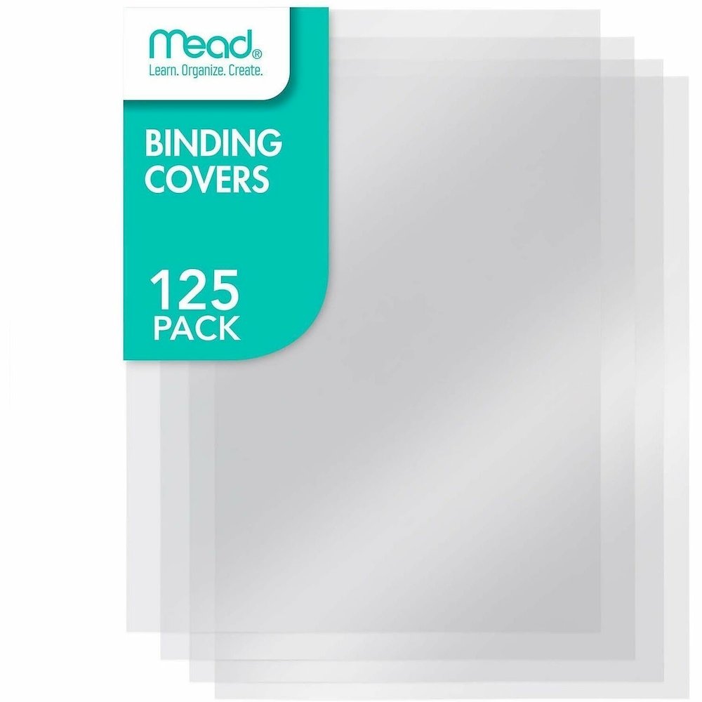 Mead Clear View Presentation Cover - 8 3/4" x 11 1/4" - Clear - 125 / Box. Picture 1