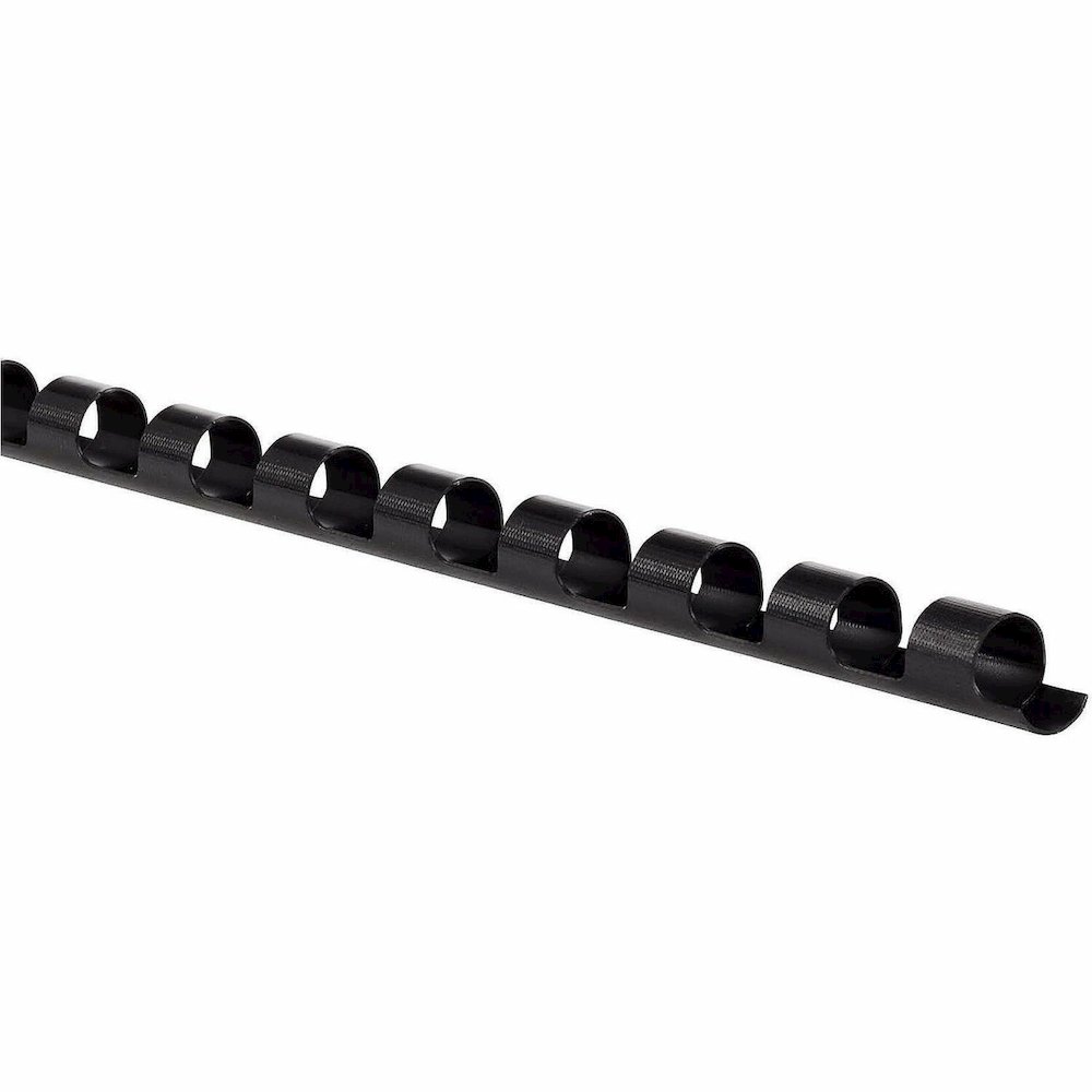 Mead CombBind Binding Spines - 0.25" Maximum Capacity - 25 x Sheet Capacity - For Letter 8 1/2" x 11" Sheet - Plastic - 125 / Box. Picture 1