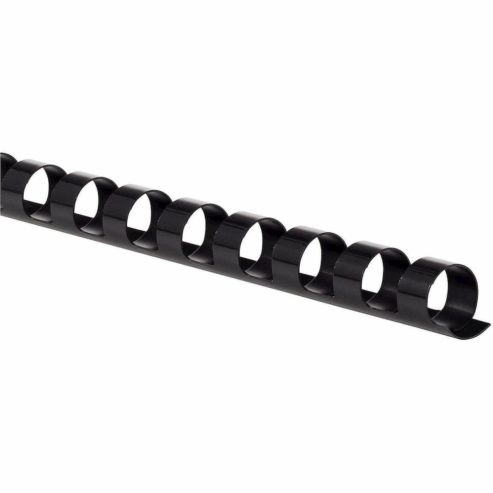 Mead CombBind Binding Spines - 0.37" Maximum Capacity - 55 x Sheet Capacity - For Letter 8 1/2" x 11" Sheet - Plastic - 125 / Box. Picture 1