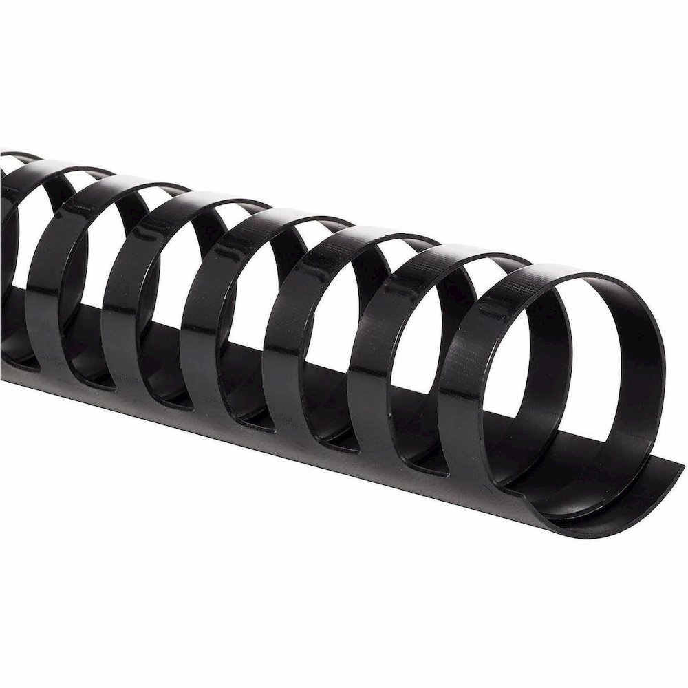 Mead CombBind Binding Spines - 1" Maximum Capacity - 200 x Sheet Capacity - For Letter 8 1/2" x 11" Sheet - Plastic - 125 / Box. Picture 1