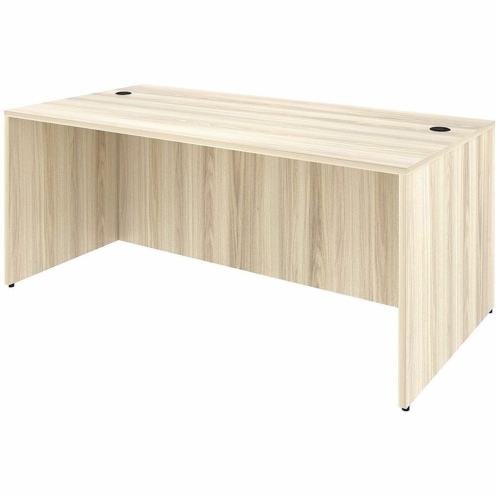 Lorell Essentials Retangular Desk Shell - 29.50" Height x 70.90" Width x 35.40" Depth - Assembly Required - Modern Elm - 1 Each. Picture 1