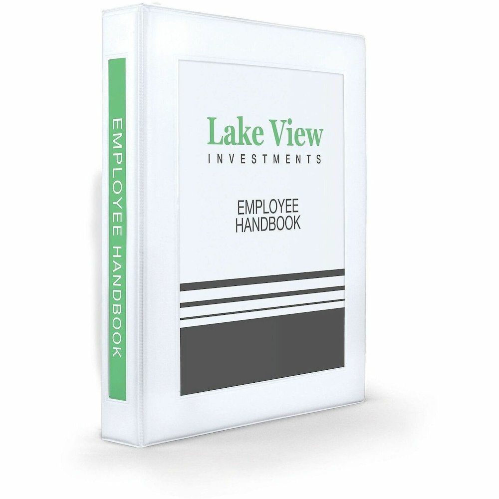 Avery Heavy-Duty Framed View 3-Ring Binder, 1" EZD Rings, White - Avery&reg; Heavy-Duty Framed View 3-Ring Binder, 1" One Touch EZD(R) Rings, 1 White Binder (68056). Picture 1