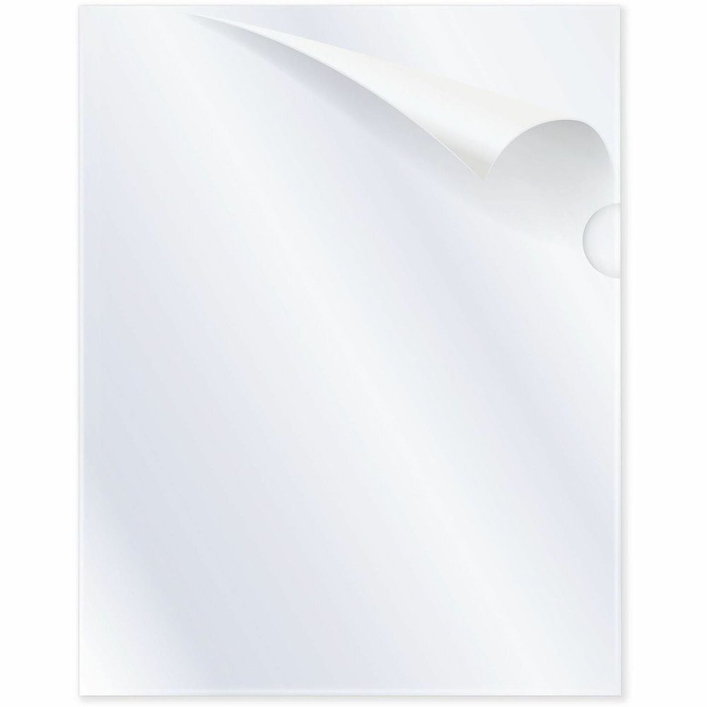 C-Line Letter Project File - 8 1/2" x 11" - Polypropylene - Clear - Heavyweight - 25 / Box. Picture 1