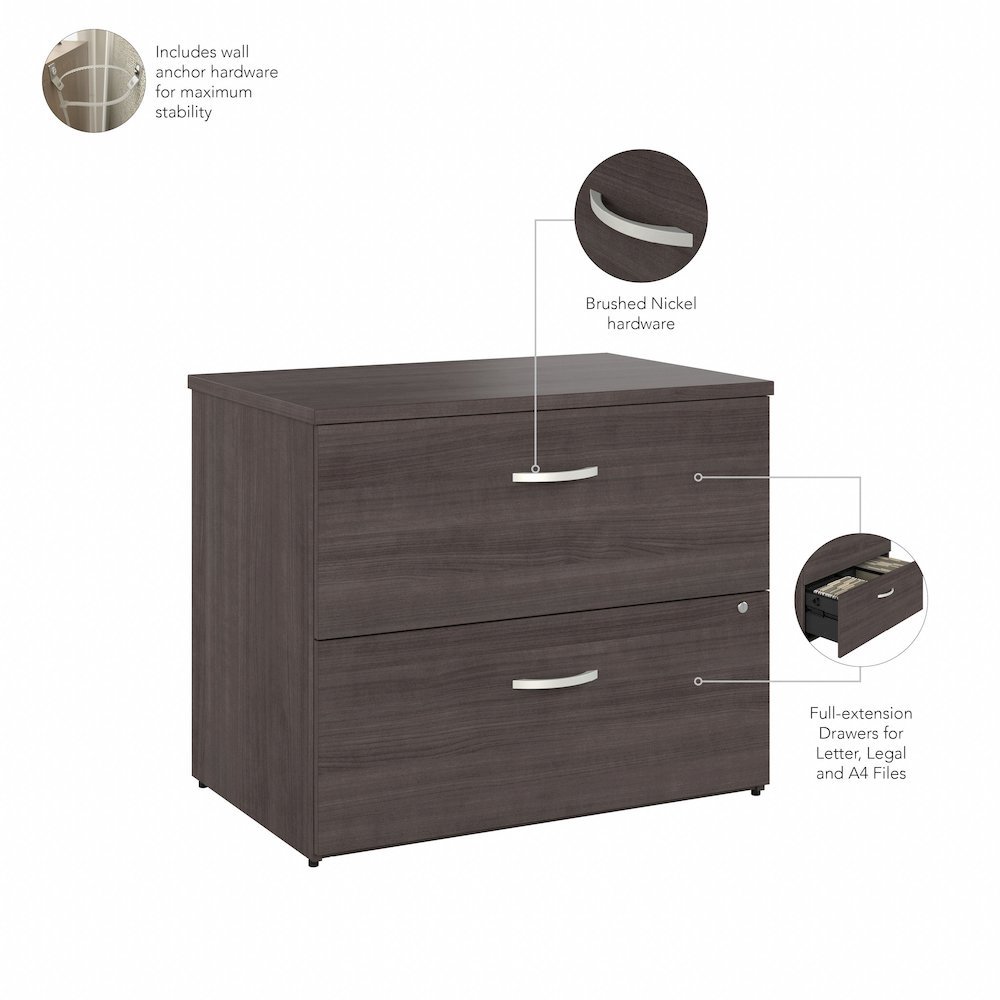 Studio C 2 Drawer Lateral File Cabinet. Picture 7