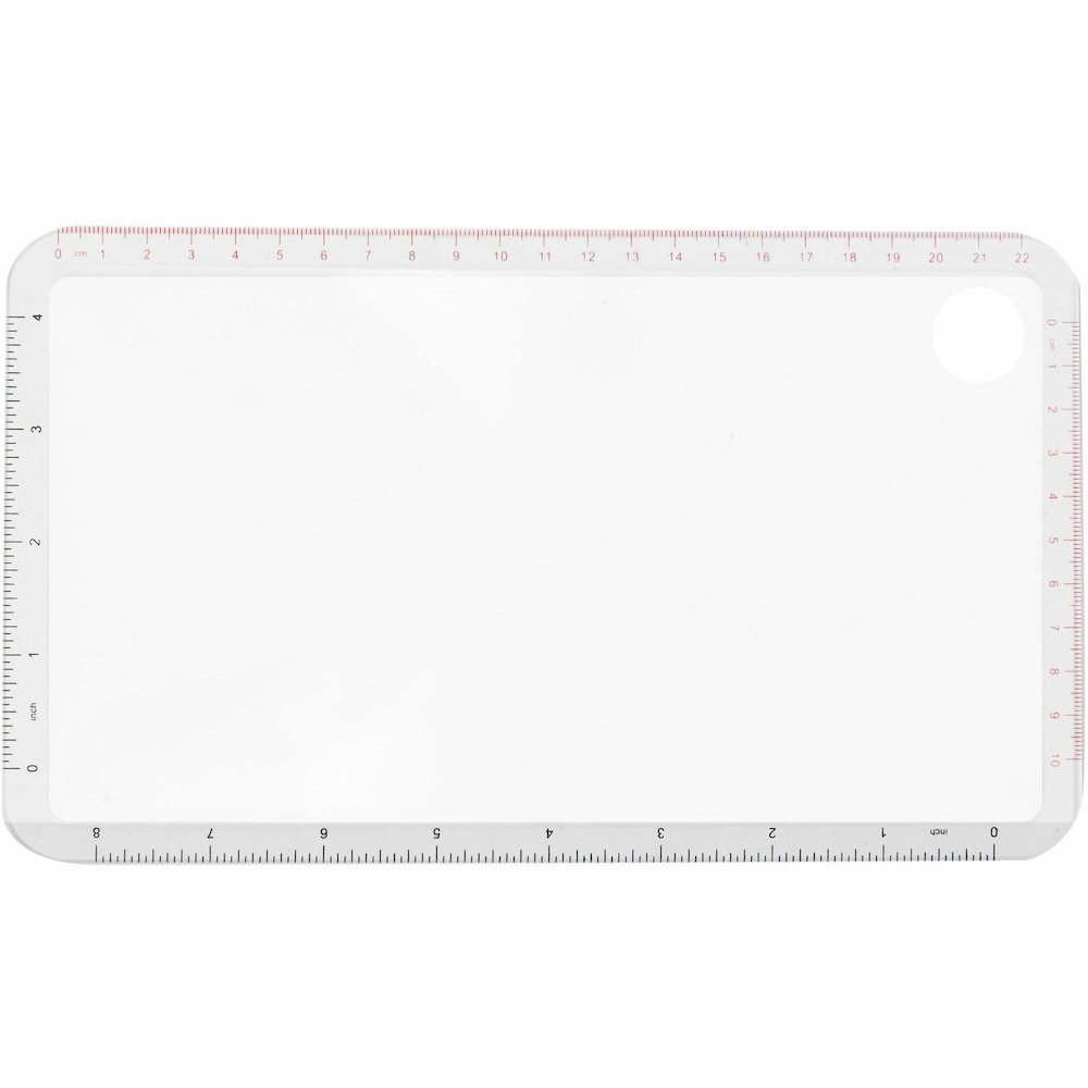 Sparco Handheld Magnifier - Magnifying Area 5" Width x 8.88" Length - Overall Size 9.8" Height x 5.8" Width - Acrylic Lens. Picture 1