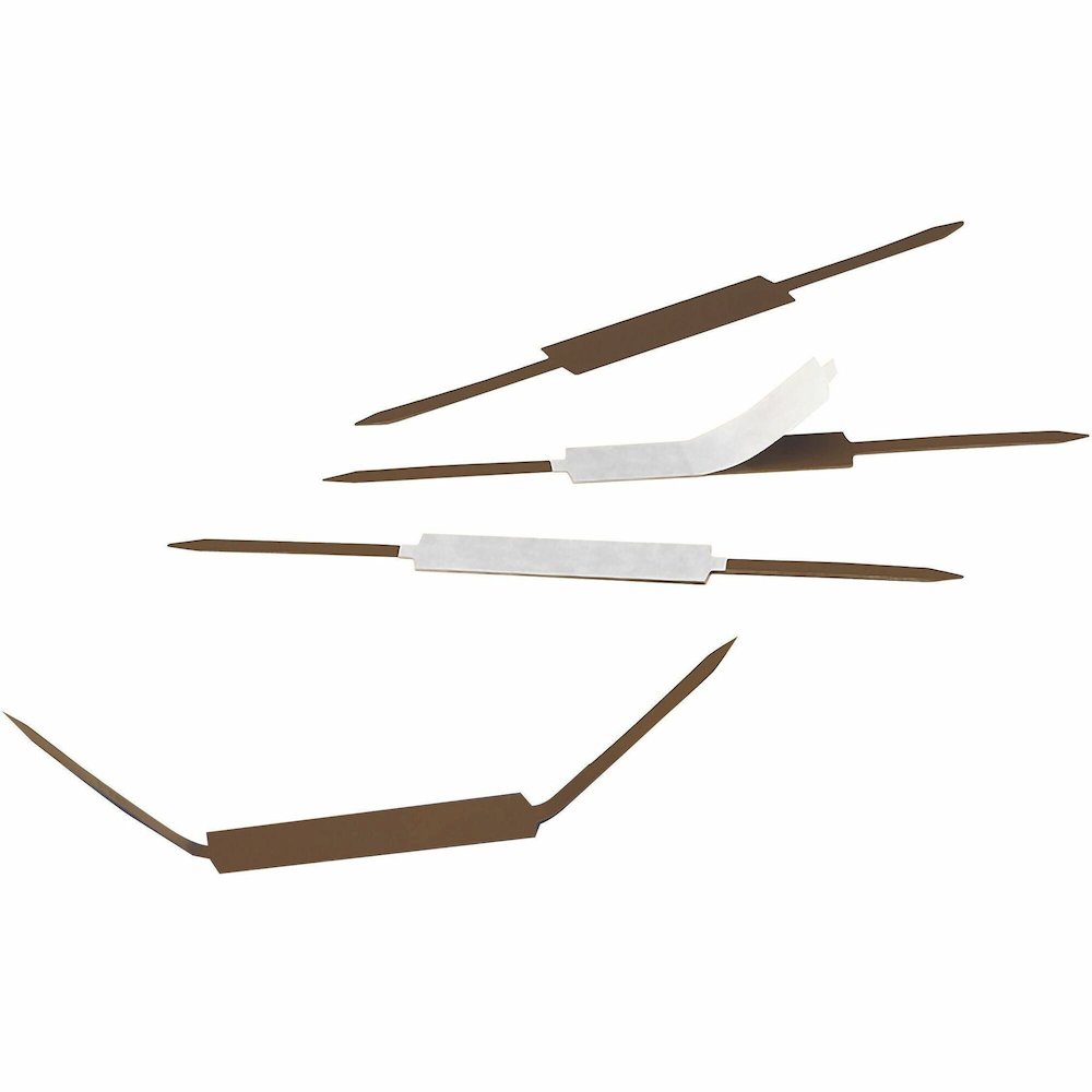 Smead Self-Adhesive Fasteners - 2" Size Capacity - Self-adhesive - Brown - Steel - 100 / Box. Picture 1