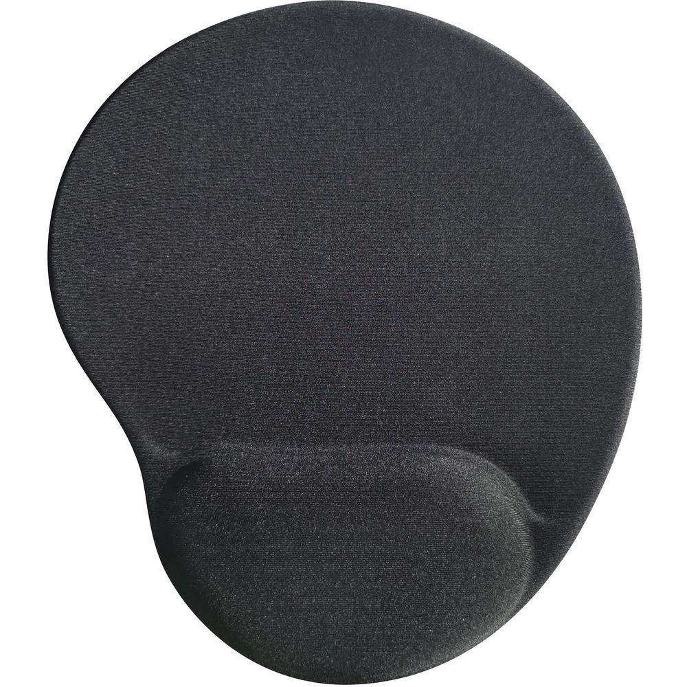Compucessory Gel Mouse Pads - 9" Height x 10" Width x 1" Depth - Black - Gel - 1 Each. Picture 1
