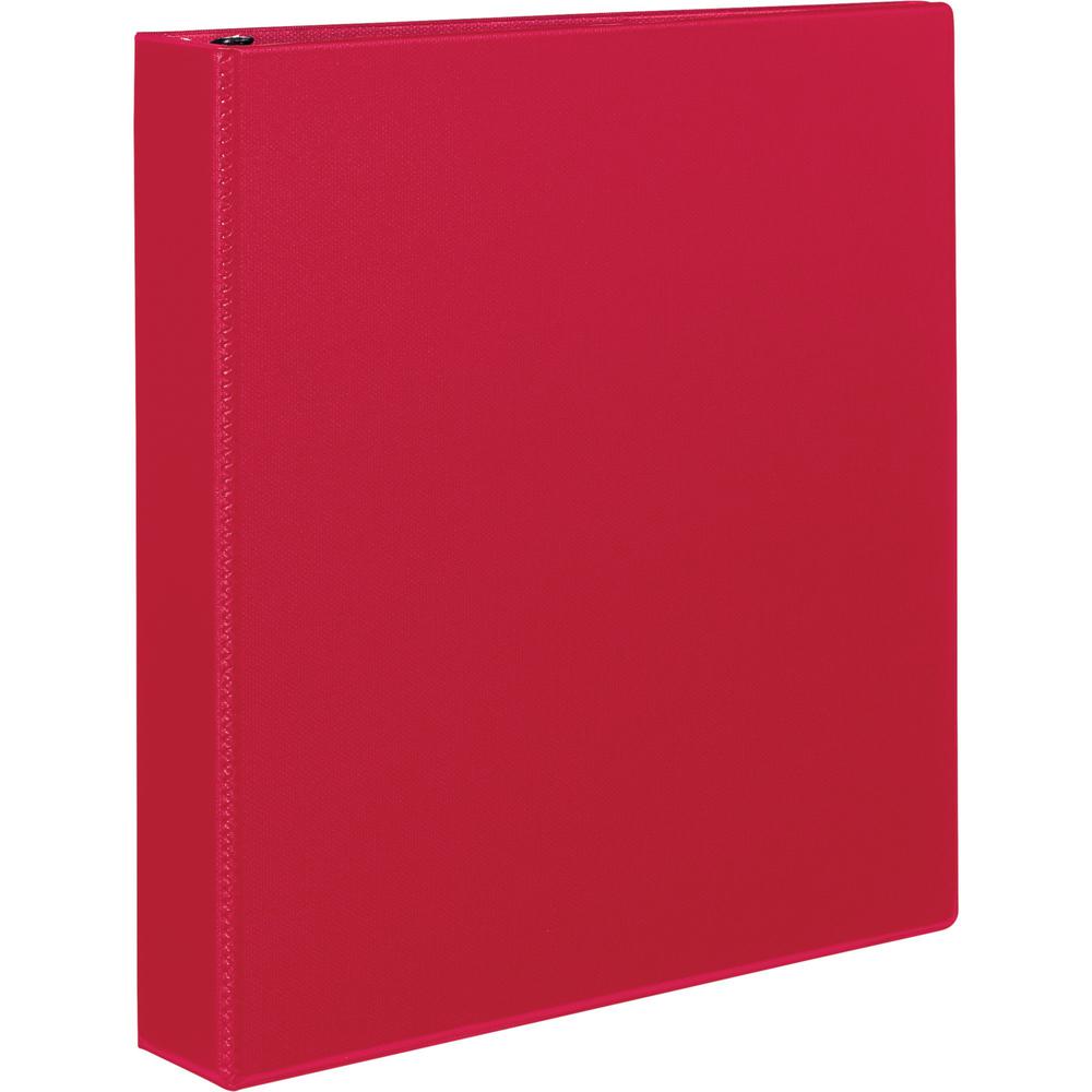 Avery&reg; Durable Binder - 1 1/2" Binder Capacity - Letter - 8 1/2" x 11" Sheet Size - 375 Sheet Capacity - 3 x Slant Ring Fastener(s) - 2 Pocket(s) - Polypropylene - Recycled - Pocket, Durable, Long. Picture 1