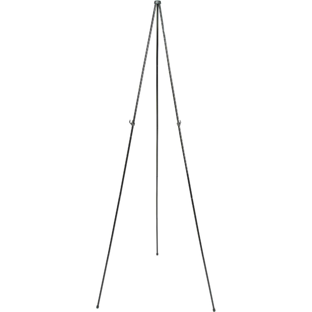 Quartet Instant Easel - 5 lb Load Capacity - 63" Height - Steel - Black. Picture 1