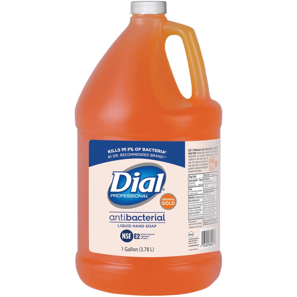 Dial Gold Antibacterial Liquid Hand Soap Refill - 1 gal (3.8 L) - Skin, Hand - Antibacterial - 1 Each. Picture 1