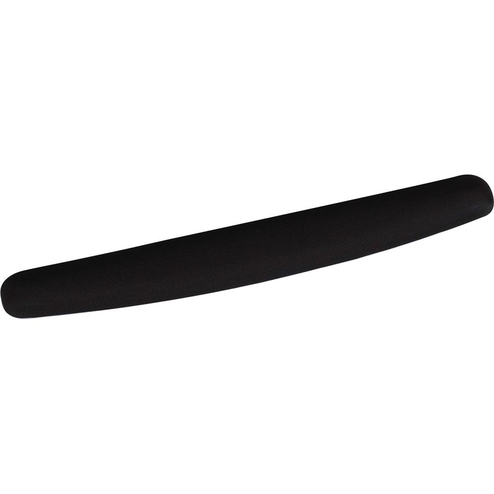 3M Nonskid Wrist Rest - 2.75" x 0.75" Dimension - Black - Foam - 1 Pack. Picture 1