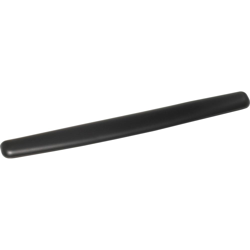 3M Gel Wrist Rest - 2.50" x 25" Dimension - Black - 1 Pack. Picture 1