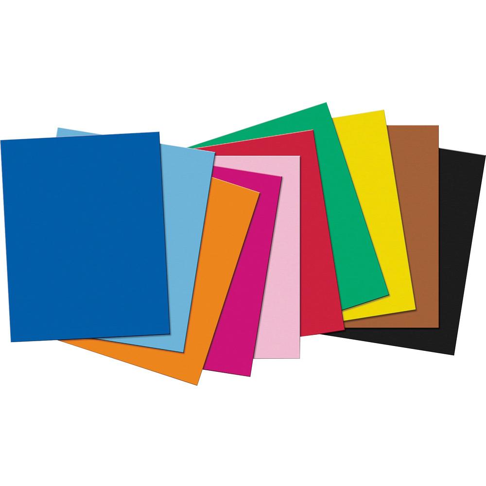 Pacon Railroad Board - Multipurpose - 22" x 28" - 50 / Carton - Assorted. Picture 1