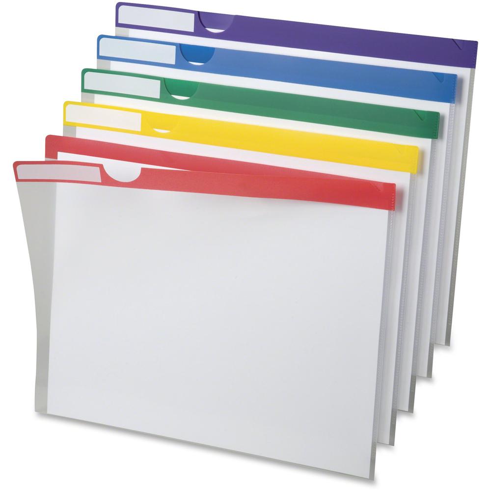 Pendaflex Letter Expanding File - 8 1/2" x 11" - 1" Expansion - Assorted - 10 / Pack. Picture 1