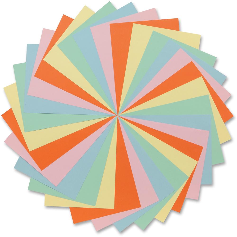Pacon Assorted Tagboard - Poster, Painting - 1.50"Height x 18"Width x 12"Length - 100 / Pack - Assorted. Picture 1