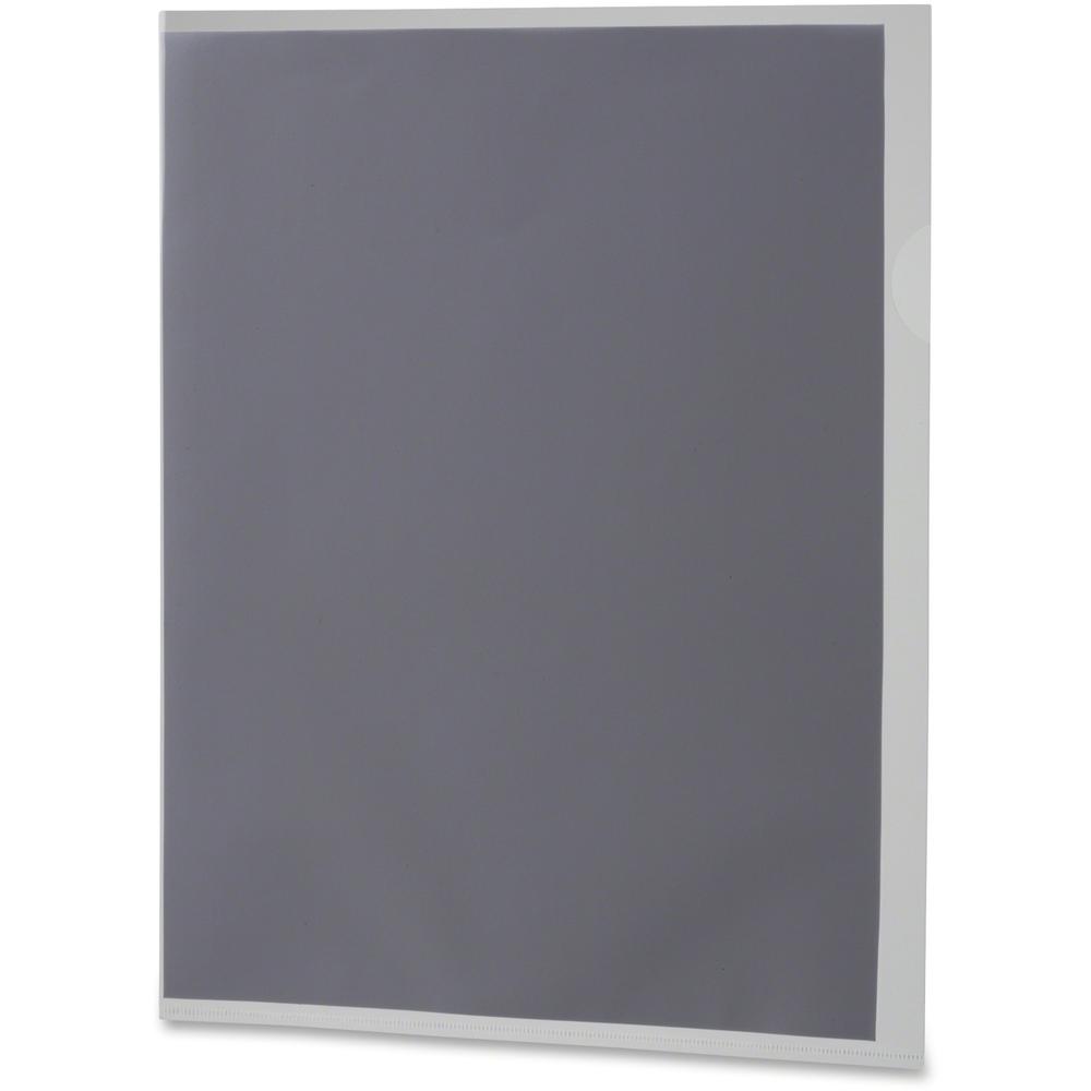 Pendaflex Color Jacs File Jacket - 8 1/2" x 11" - 1 Pocket(s) - Polypropylene - Clear - 50 / Box. Picture 1