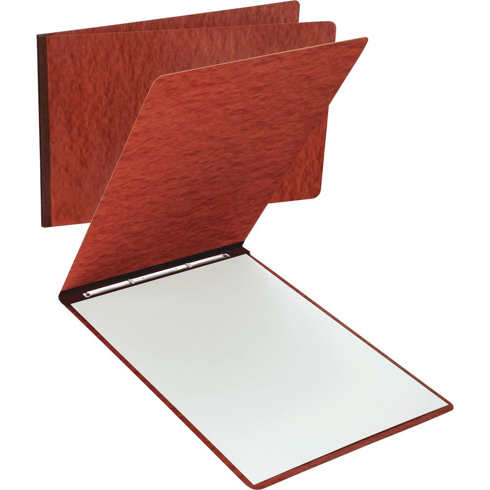Oxford Recycled Report Cover - 11" x 17" - 750 Sheets Capacity - 1 x Prong Fastener - 20 pt. - Pressboard - Black - Reinforced Hinge - 65% Recycled - 1 Each. Picture 1
