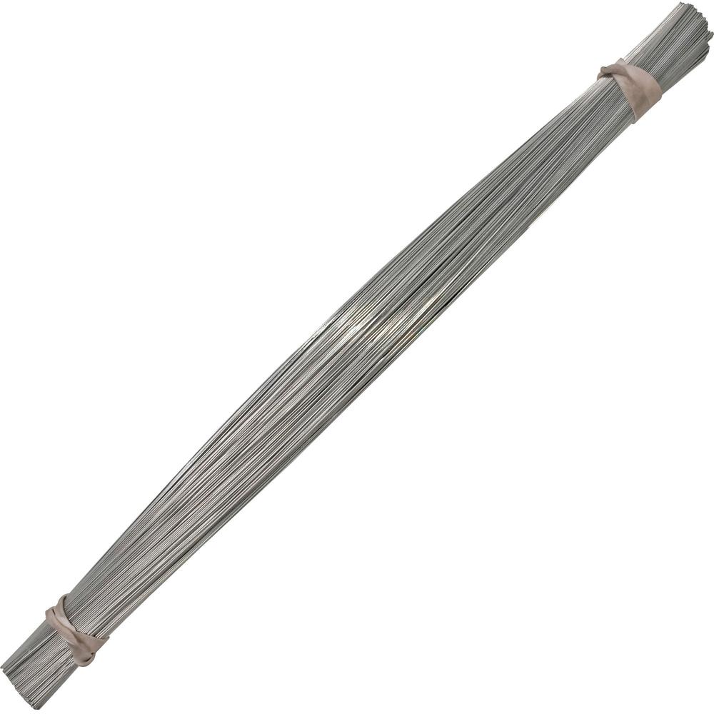 Gem Office Products Annealed Steel Tag Wire - 12" - 1000/Pack - Galvanized Steel. Picture 1