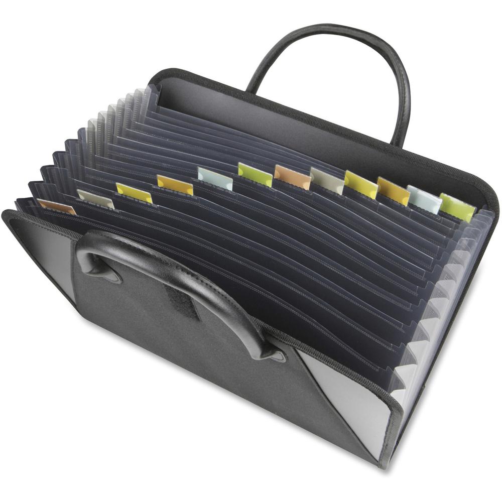 C-Line Expanding File With Handles - Black, 1/EA, 48211. Picture 1