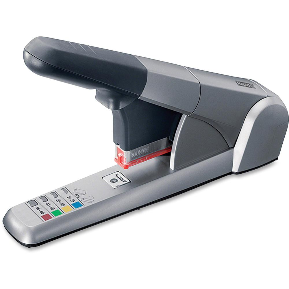 Rapid Heavy Duty Cartridge Stapler - 80 Sheets Capacity - 210 Staple Capacity - 1 Each - Silver. Picture 1