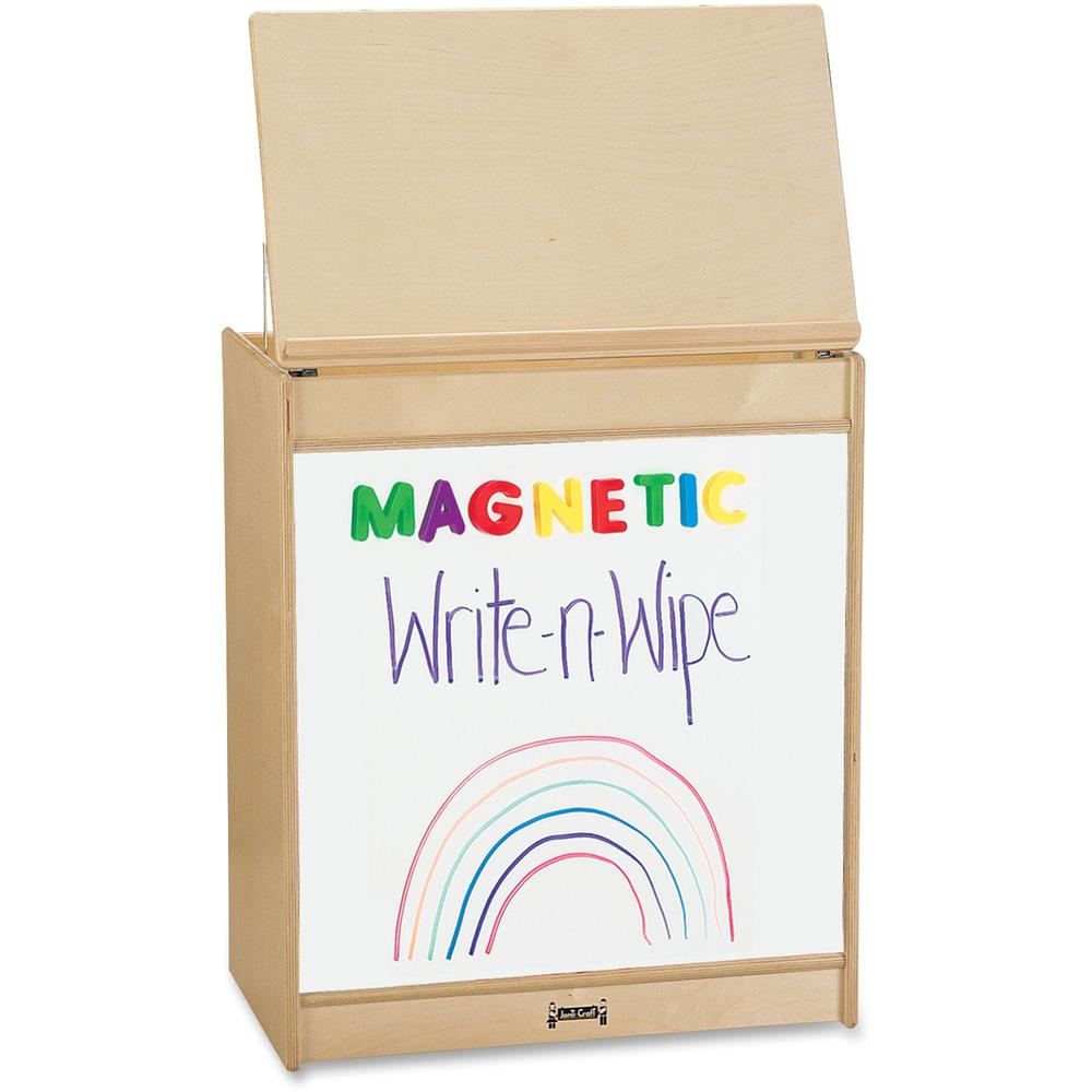 Jonti-Craft Big Book Write-n-Wipe Easel - 24.5" Width x 15" Depth x 30" Height - 1 Each - Rubber, Acrylic. Picture 1