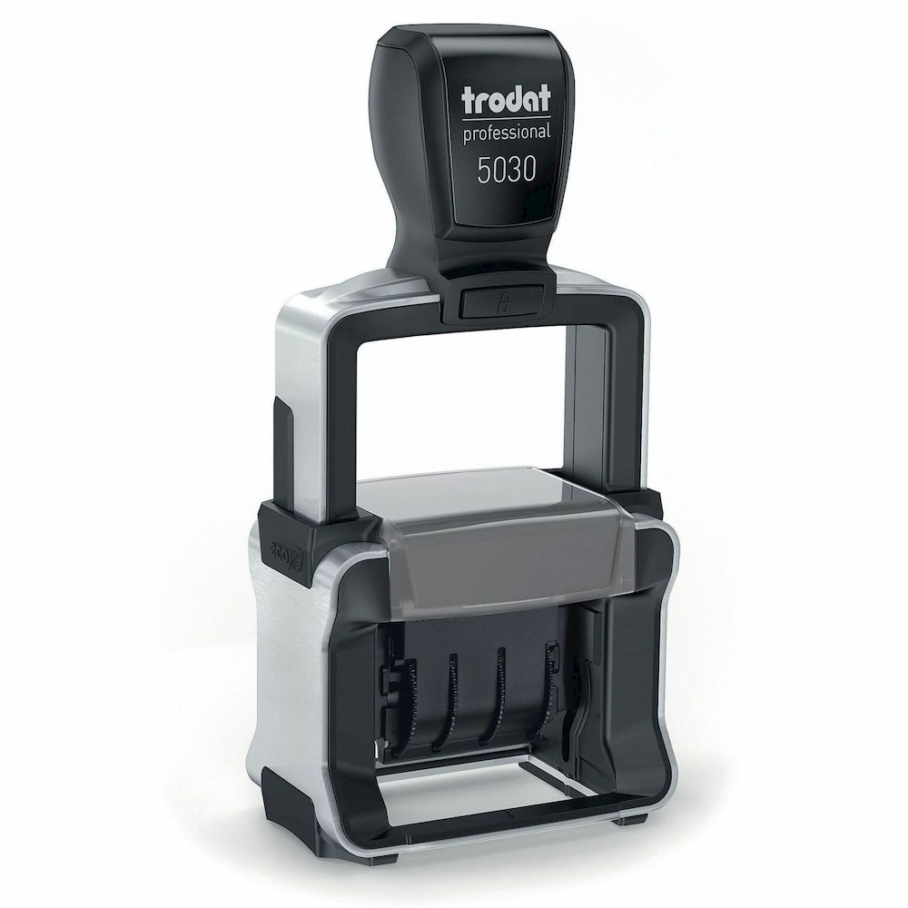 Trodat Professional Date Stamp - Date Stamp - 10000 Impression(s) - Black - Recycled - 1 Each. Picture 1