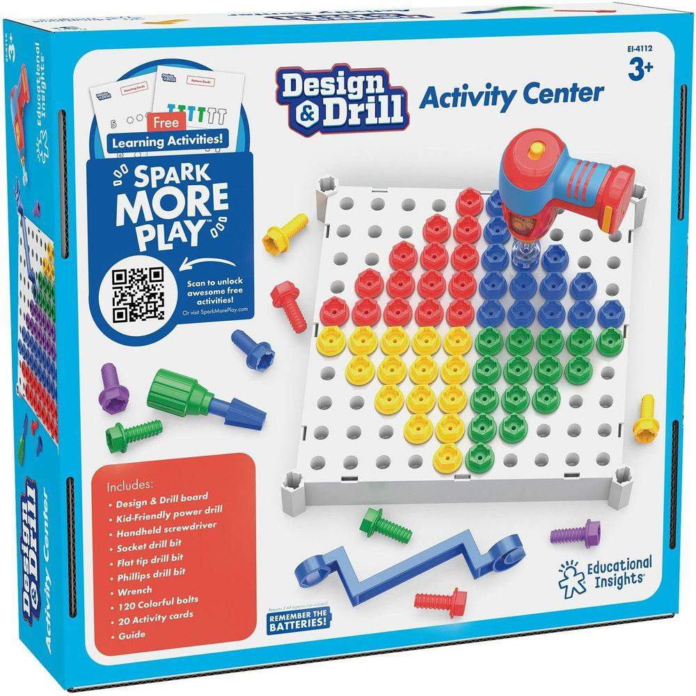 Educational Insights Design/Drill Activity Center - Theme/Subject: Learning - Skill Learning: Imagination, Creativity, Motor Skills, Color Matching, Skill Drill - 3-6 Year. Picture 1