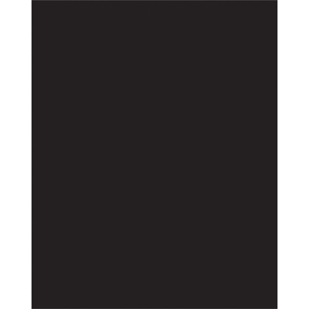 UCreate Coated Poster Board - 22"Width x 28"Length - 25 / Carton - Black - Kraft. Picture 1