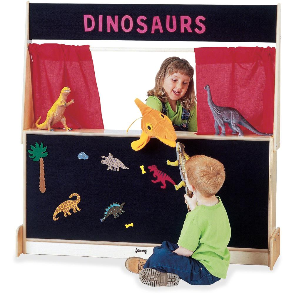 Jonti-Craft Flannel Surface Imagination Station - 49" Width x 15" Depth x 49" Height - 1 Each - Baltic. Picture 1
