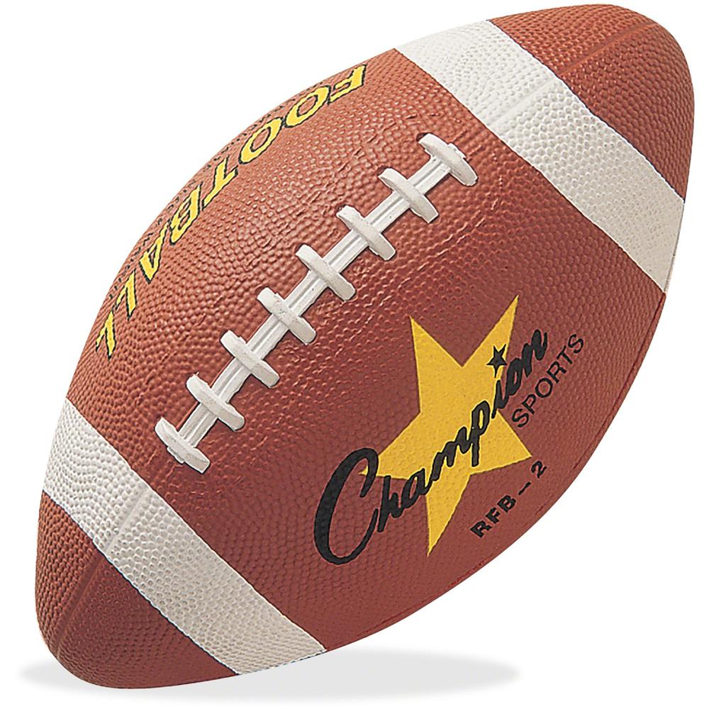 Champion Sports Intermediate Rubber Football - 11" - Intermediate - Rubber - 1  Each. Picture 1