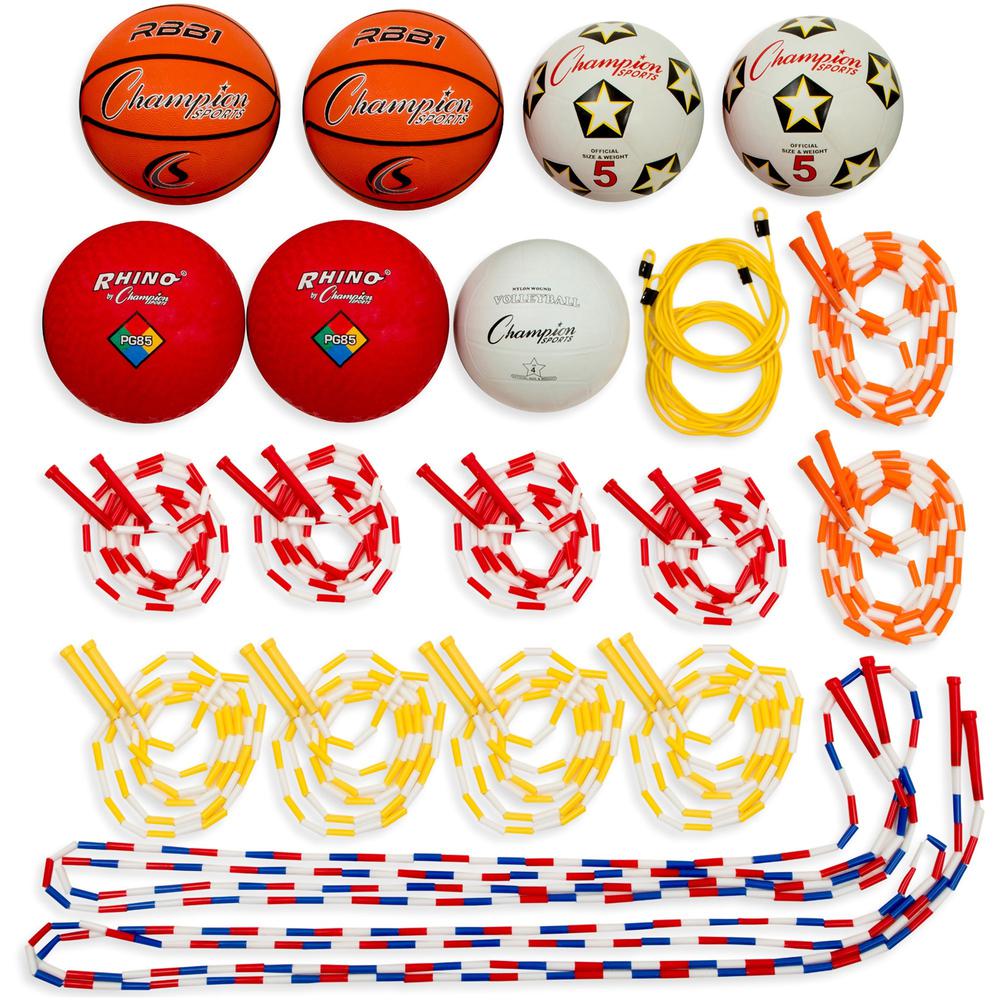 Champion Sports Variety Playground Set - Assorted - 21 / Set. Picture 1