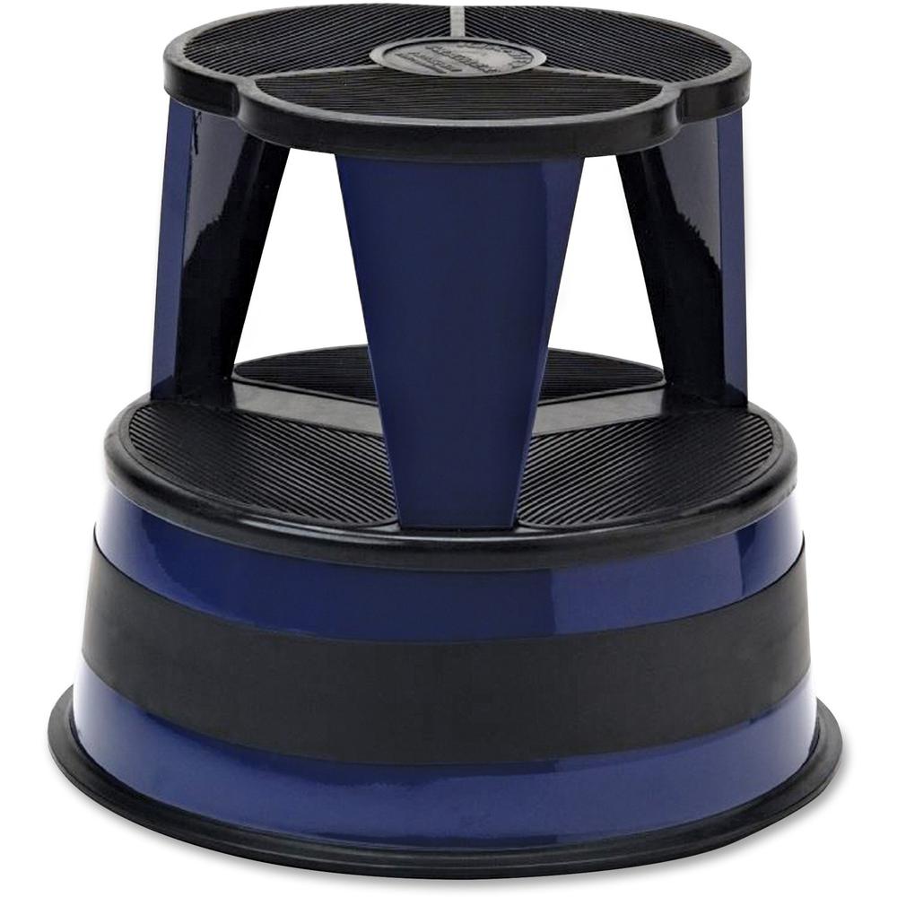 Cramer Original All-steel Kik-Step Stool - 350 lb Load Capacity - 16" x 16"14.3" - Blue. Picture 1