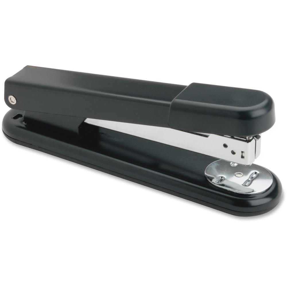 Business Source All-metal Full-strip Desktop Stapler - Staples Upto 20 Sheet of 20lb Paper - Holds Upto 210 Staple - Full Strip - Staple Size: 0.25" - Black - Metal, Acrylonitrile Butadiene Styrene (A. Picture 1