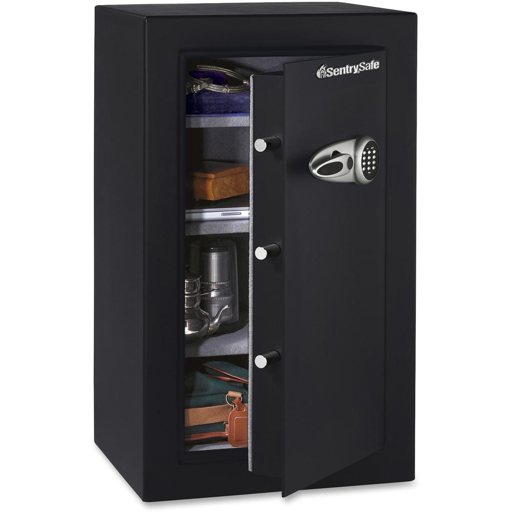 Sentry Safe Executive Security Safe - 6.10 ft³ - Electronic Lock - Pry Resistant - Overall Size 37.7" x 21.7" x 19.8" - Black - Steel. Picture 1