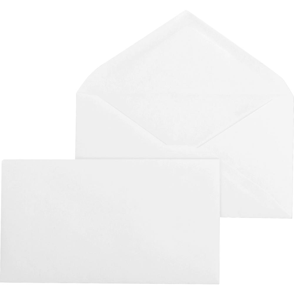Business Source Diagonal Seam No. 9 Envelopes - Business - #9 - 3 7/8" Width x 8 7/8" Length - 24 lb - Gummed - White - Wove - 500 / Box. Picture 1