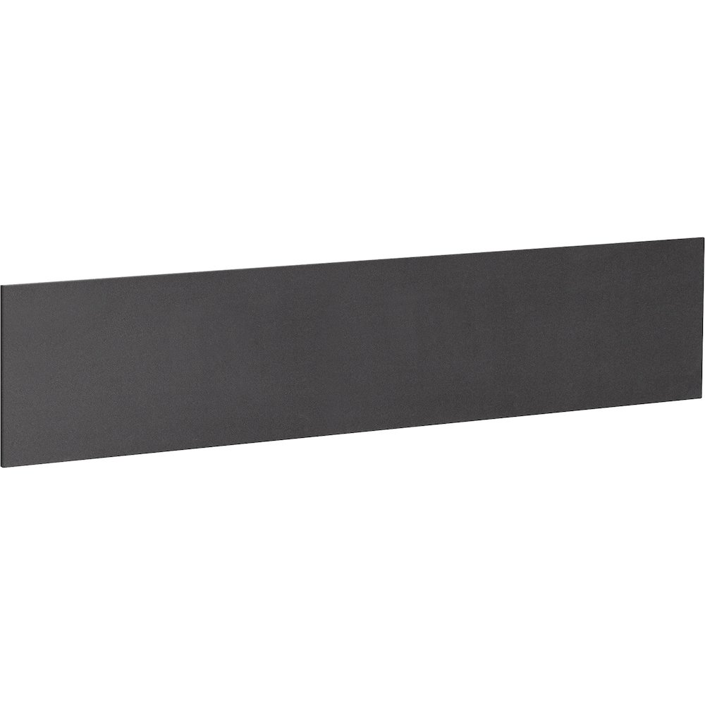 Lorell Essentials Series Hutch Tackboards - 16.50" Board Height x 56.75" Board Width x 0.50" Board Depth - Black Fabric Surface - Laminated - 1 Each. Picture 1