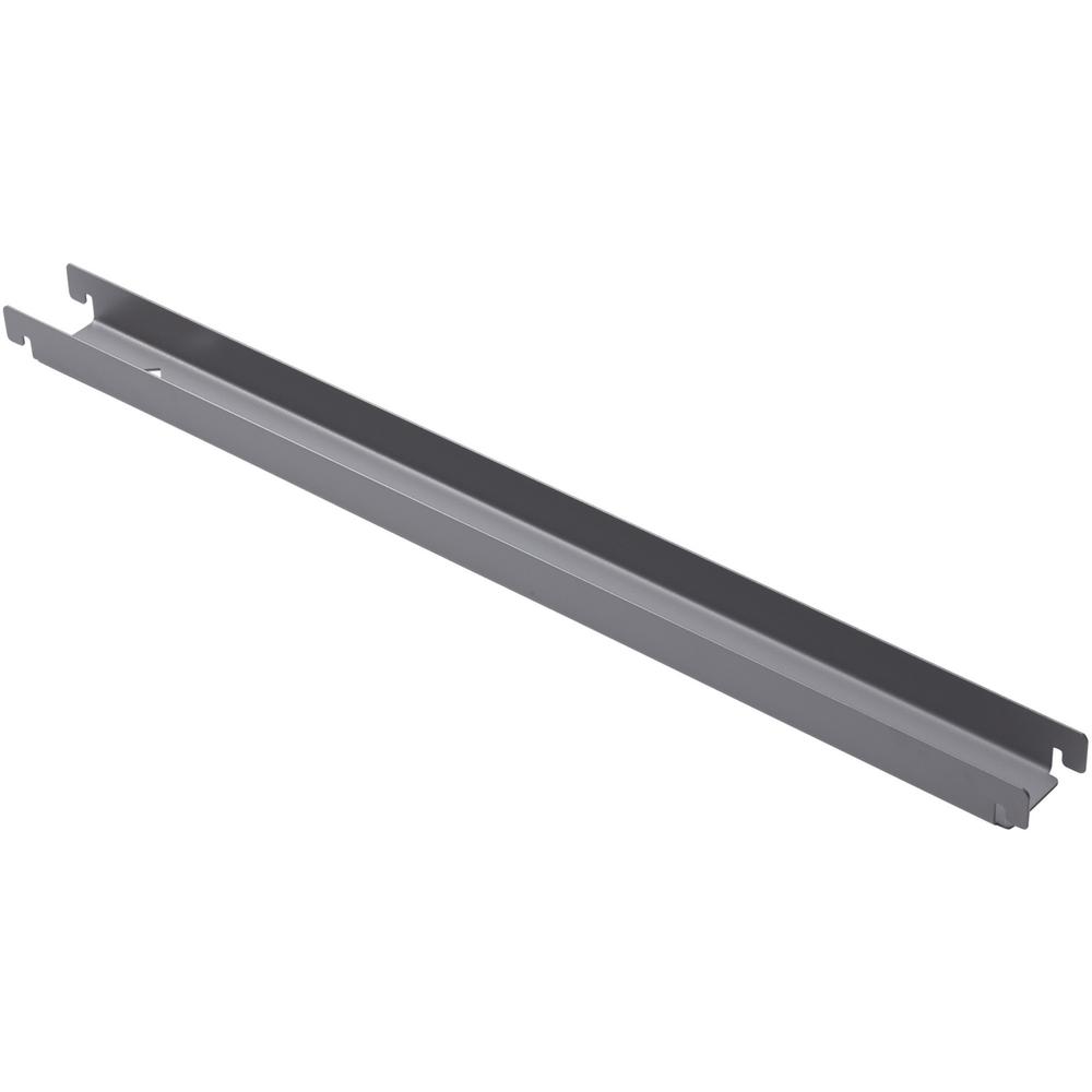 Lorell Lateral File Front-to-back Rail Kit - Gray - 4 / Box. Picture 1