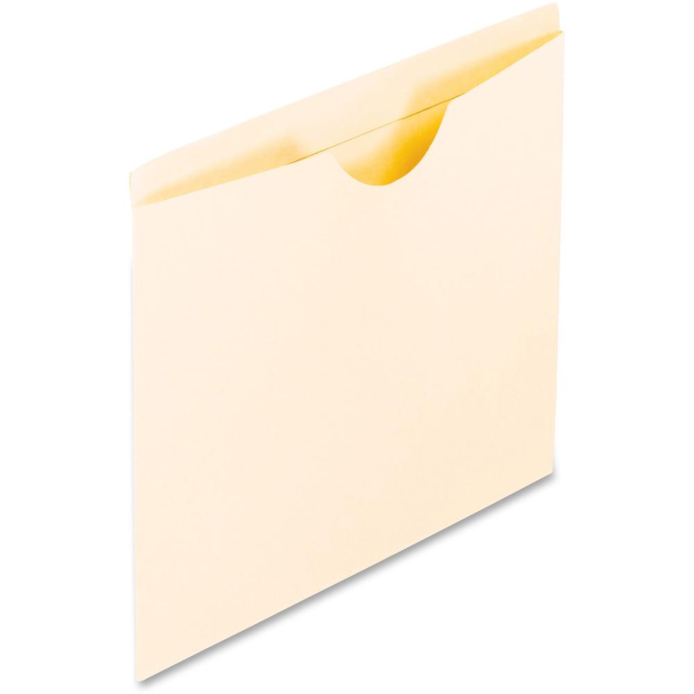 Pendaflex Letter Recycled File Jacket - 8 1/2" x 11" - Manila - Manila - 10% Recycled - 100 / Box. Picture 1