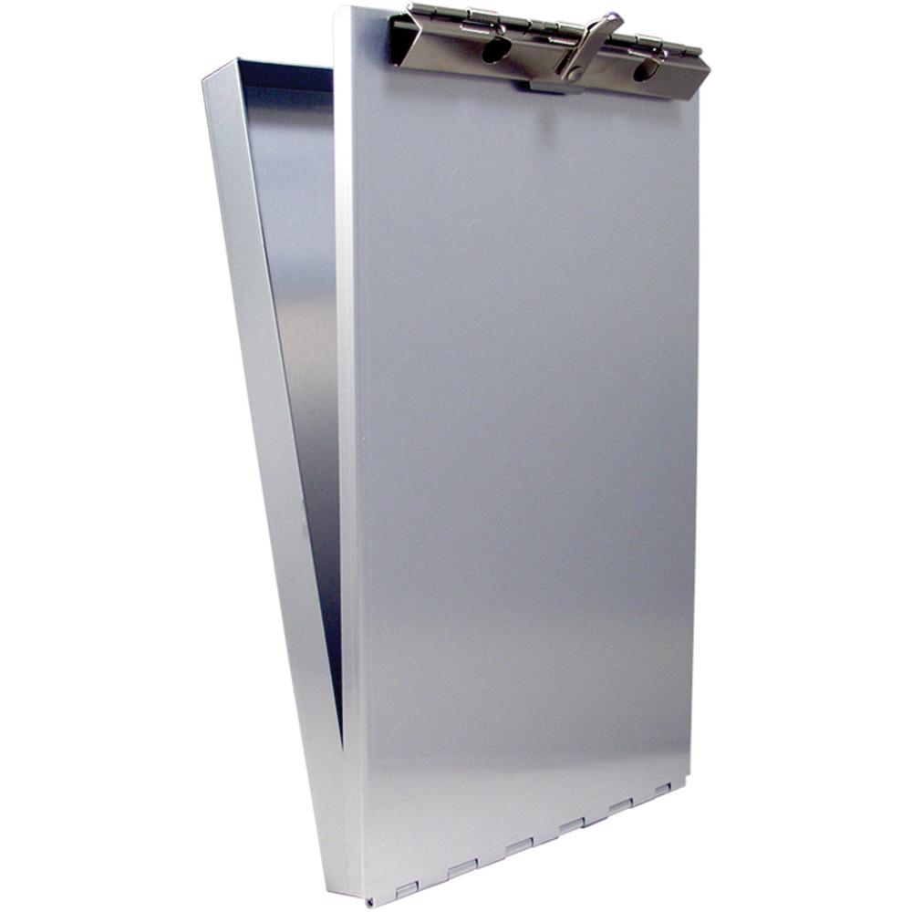 Saunders Recycled Aluminum Redi-Rite Clipboard - Top Opening - 6" x 9" - Aluminum - Silver - 1 Each. Picture 1