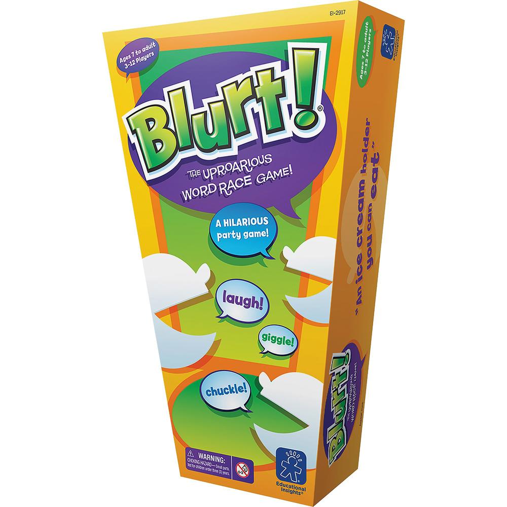 Educational Insights Blurt Word Race Game - Strategy - 3 to 12 Players - 1 Each. Picture 1