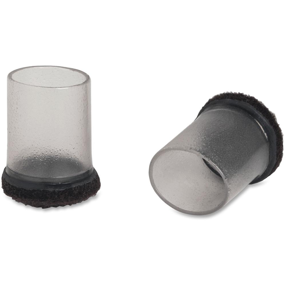 Lorell Sleeve Floor Protectors - Clear - 8/Pack. Picture 1