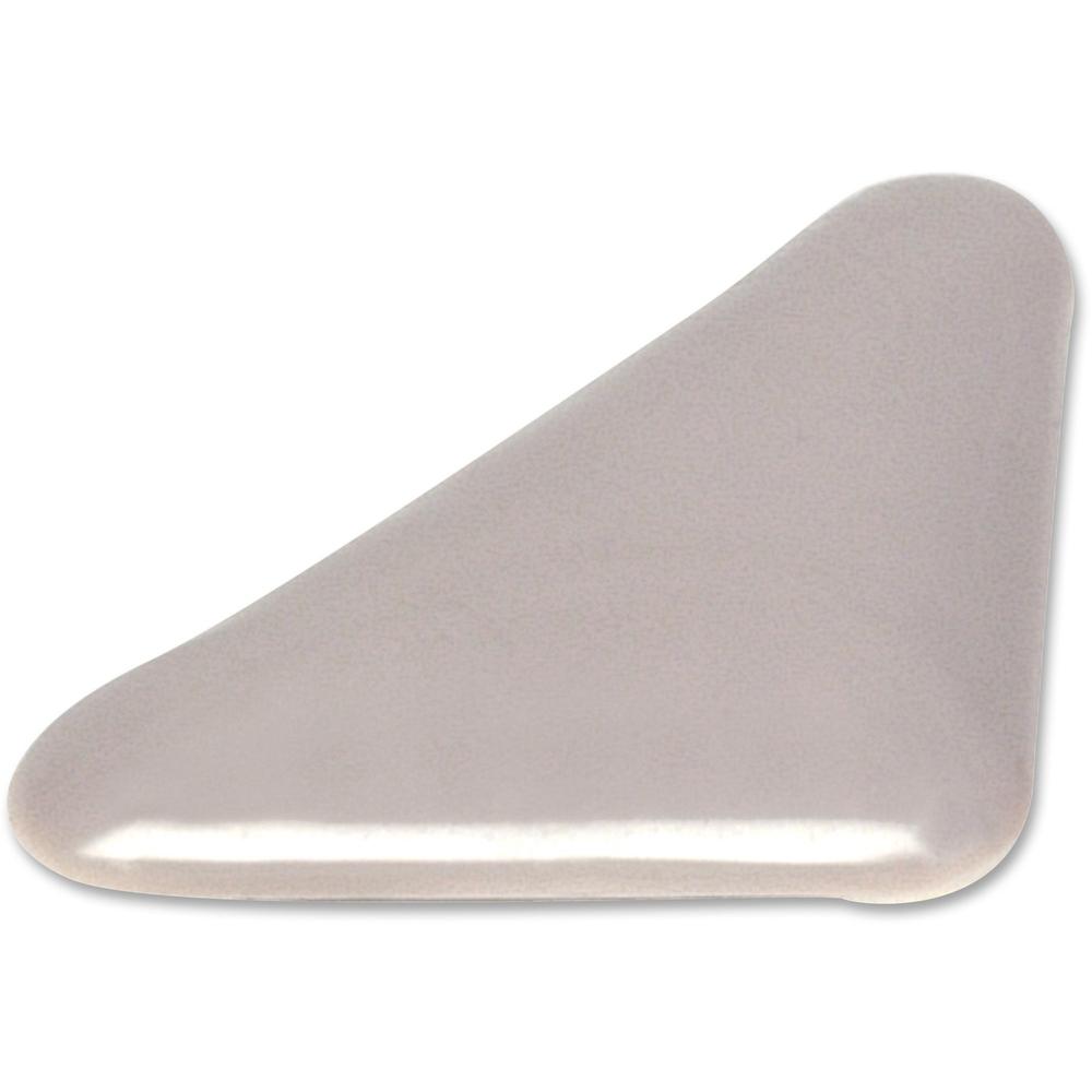 Lorell File Cabinet Sliders - Vinyl - Gray. Picture 1