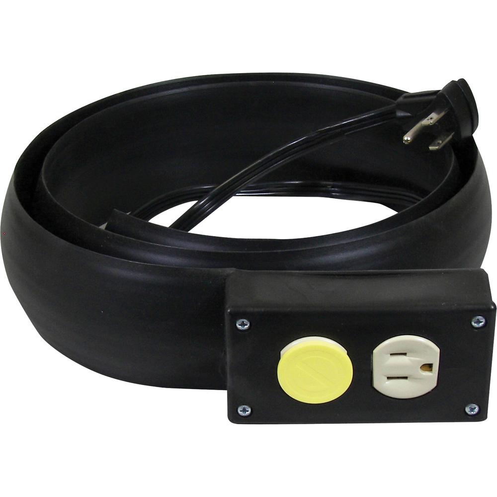 C-Line Lay-Flat Power Extension and Cord Cover - 10 Ft. Length, 1/PK, 79101. Picture 1