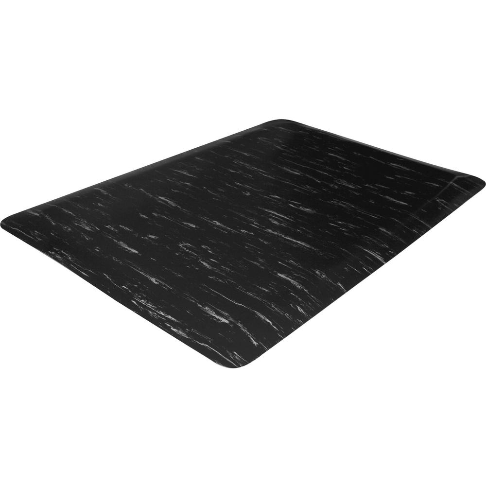 Genuine Joe Marble Top Anti-fatigue Mats - Office, Airport, Bank, Copier, Teller Station, Service Counter, Assembly Line, Industry - 24" Width x 36" Depth x 0.500" Thickness - High Density Foam (HDF) . Picture 1