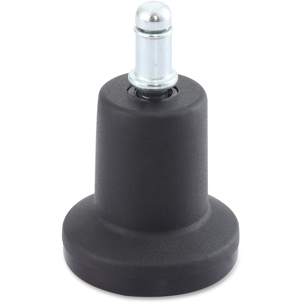 Lorell Bell Glides - Black - Metal, Nylon - 1 Set. Picture 1