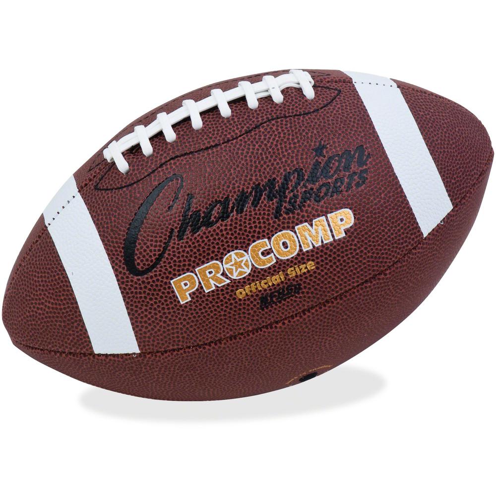Champion Sports Official Size Pro Composition Football - 11.50" - Official - 1  Each. Picture 1