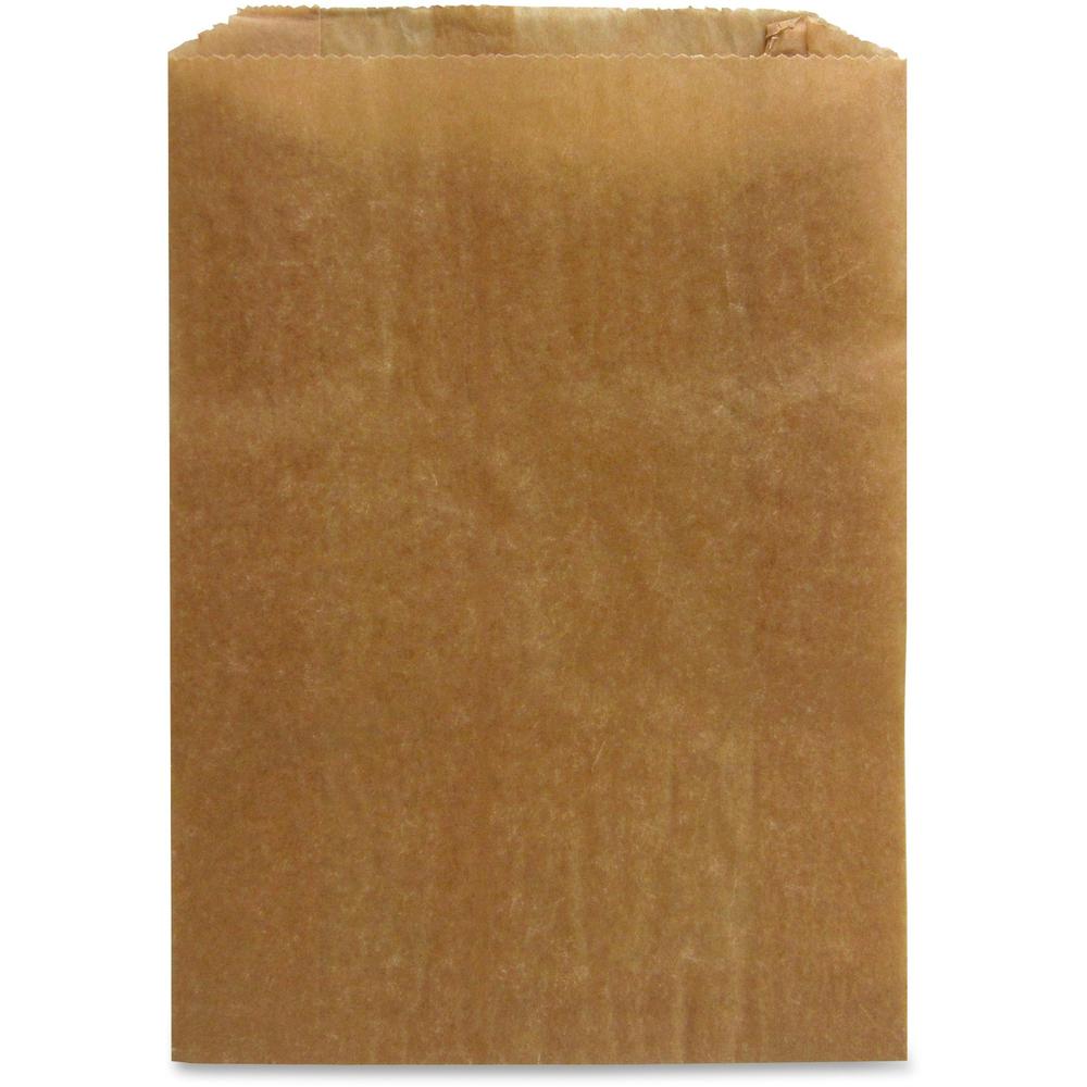 Health Gards Receptacle Liners - 10.25" Length x 7.50" Width x 3" Depth - Kraft Paper - No - 500 / Carton. Picture 1